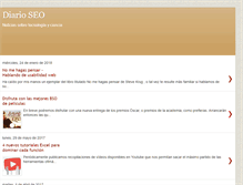 Tablet Screenshot of diarioseo.com